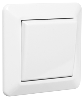 Elko RS infälld korsströmbrytare, Nordic Renvit