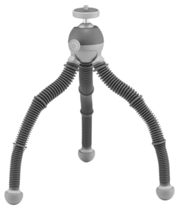 Joby PodZilla Medium Smartphone Kit Kolmijalka pöydälle, harmaa