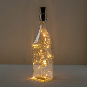 Batteridriven LED-slinga för flaska, 2 m