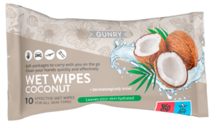 Gunry våtservietter, 10-pakning