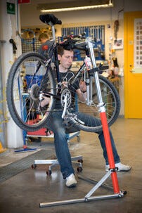 Reparationsstativ för cyklar
