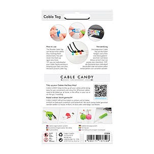 Kabelmärkning Cable Candy Cable Tag 8-pack
