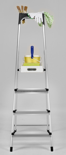 4-trinns gardintrapp i aluminium