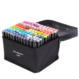 Twin Marker tuschpennor dubbelsidiga, 120-pack