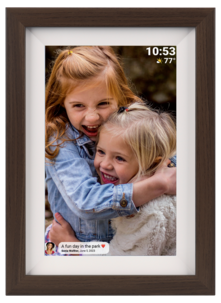 Exibel digital fotoramme 10,1 tommer med wifi