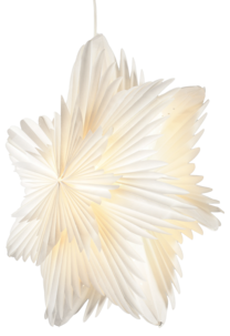 Stor adventsstjerne i papir, 60 cm, Northlight