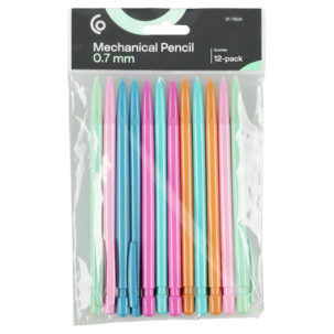 Stiftpennor 0,7 mm mixade färger 12-pack