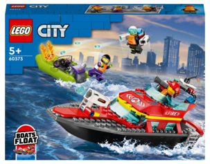 LEGO City brannredningsbåt, fra 5 år, 60373