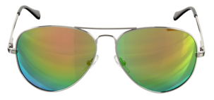 Aurinkolasit metallia