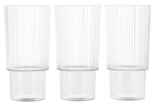 Drinkglas i plast 35 cl stapelbara, 3-pack