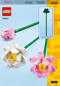 LEGO Icons Lotusblomster 40467, fra 8 år