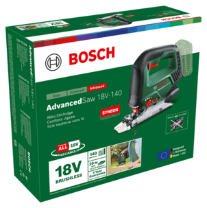 Bosch AdvancedSaw 18V-140 Pistosaha, akkukäyttöinen