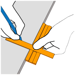 Hardvinkel-mittatikku