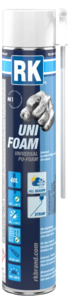 RK Uni Foam fogskum, isolering och tätning, 750 ml