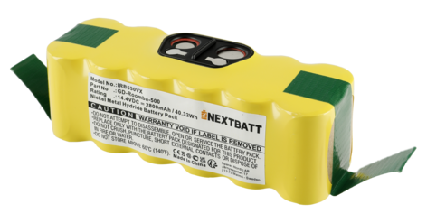Batteri 14,4 V/2800 mAh till iRobot Roomba XLife, NiMH