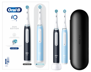 Oral-B iO 3 Duo eltandborste, 2-pack