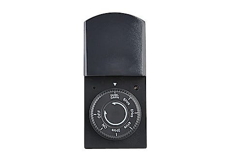 Cotech utendørs skumringssensor med timer, IP44
