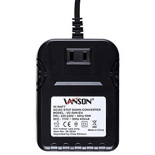 Välimuuntaja/konvertteri 230–110 V