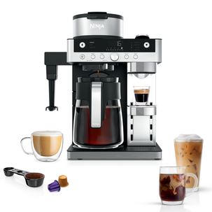 Ninja Prestige DualBrew kaffetrakter og kapselmaskin, 1,8 l