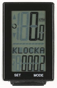 Asaklitt Trådløs sykkelcomputer 