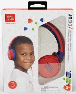 JBL JR310 Lasten kuulokkeet, rajoitettu äänenvoimakkuus