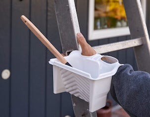 Anza handhållet färgtråg för roller och pensel 