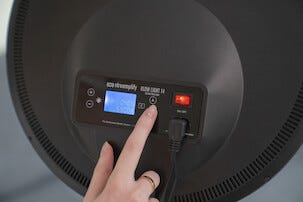 Steamplify Glow Light 14 tum justerbart studioljus
