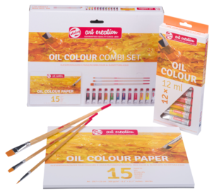 Talens Art Creation Oil Colour Combi Set med oljefärg