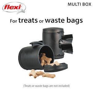 Flexi Multi-box hundepose- og godbitholder til hundebånd