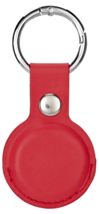 Anmiki Airtag-hållare med nyckelring, konstläder