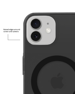 Holdit Transparent Case MagSafe iPhone 12/12 Pro mobilskal