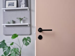 Habo Lyon dørhåndtak med nøkkelskilt, innerdør