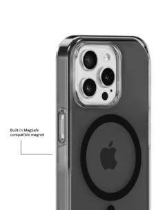 Holdit Transparent Case MagSafe iPhone 14 Pro mobildeksel