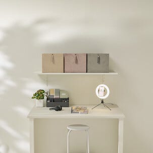 LED-rengasvalo puhelimelle, kolmijalka, 8 tuumaa