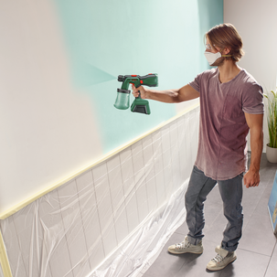 Bosch AdvancedSpray 18V-500 färgspruta, batteri
