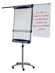 Transportabelt blädderblocksställ Nobo Piranha