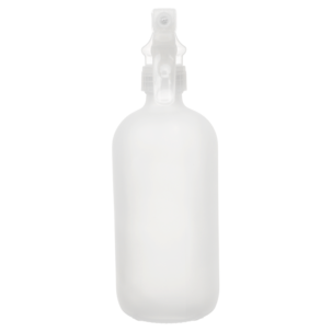 Lasinen suihkepullo 500 ml, huurrettu