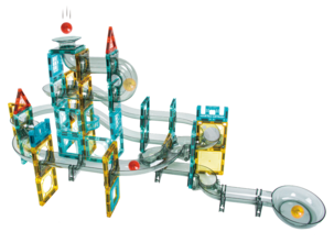 Magnetisk kulbana med 88 delar, från 3 år