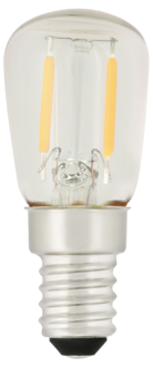 Dimbar päronlampa LED E14 1,5 W 84 lumen