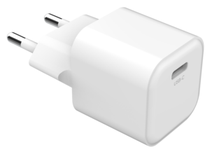 USB-C–Lightning Laturi, PD, 1 m, 3 A, 20 W, valkoinen