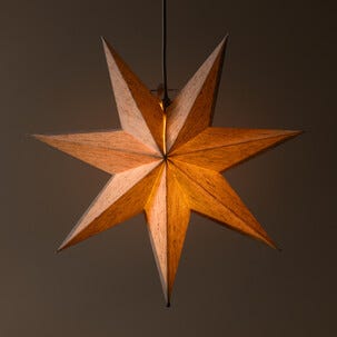 Northlight adventsstjerne i lin