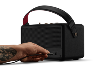 Marshall Kilburn III bærbar Bluetooth-høyttaler, svart
