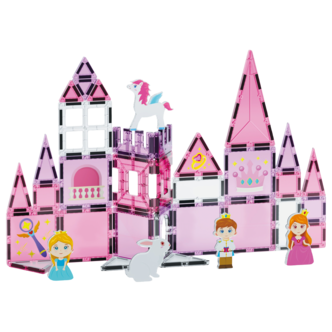 Magnetiska byggklossar sagoslott 37 delar, från 3 år