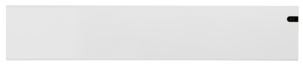 Adax Neo Basic Sähköpatteri kiinteään asennukseen, matala, valkoinen