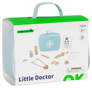 Lääkärilaukku lapsille, 11 osaa, yli 3-vuotiaille