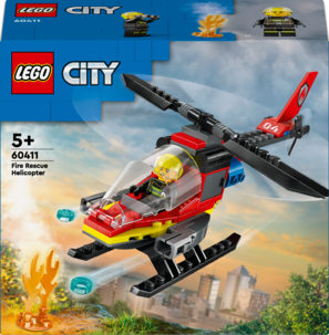 LEGO City Palokunnan pelastushelikopteri 60411, yli 5-vuotiaille