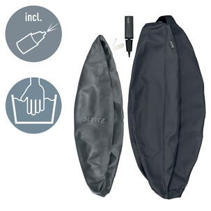 Leitz Ergo Cosy ergonomisk sitteball til kontor, 65 cm