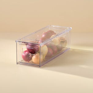 Pinottava säilytyslaatikko jääkaappiin, vetolaatikko, läpinäkyvä