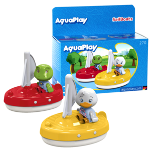 AquaPlay seilbåter badeleke, 2-pakning, fra 3 år
