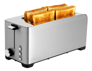 Wilfa Leivänpaahdin 4 leivälle, harjattu teräs, 1400 W